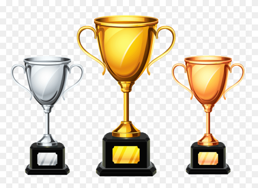 817x582 Trophy And Medal Clipart, Lamp, Lighting HD PNG Download
