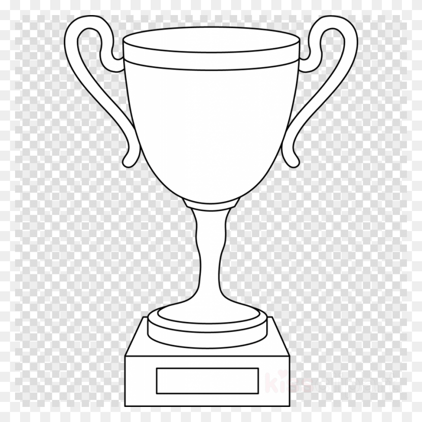 900x900 Trophy Coloring Sheet Clipart World Cup Colouring Coloring Yu No Meme, Texture, Glass, Lamp HD PNG Download
