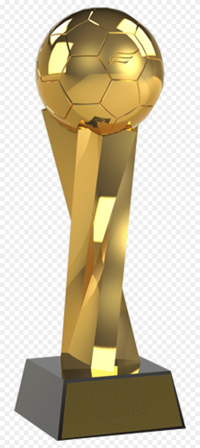 724x1813 Trophy Golden Cup Award Altrum Printing Reconnaissance Trophy, Soccer Ball, Ball, Soccer HD PNG Download