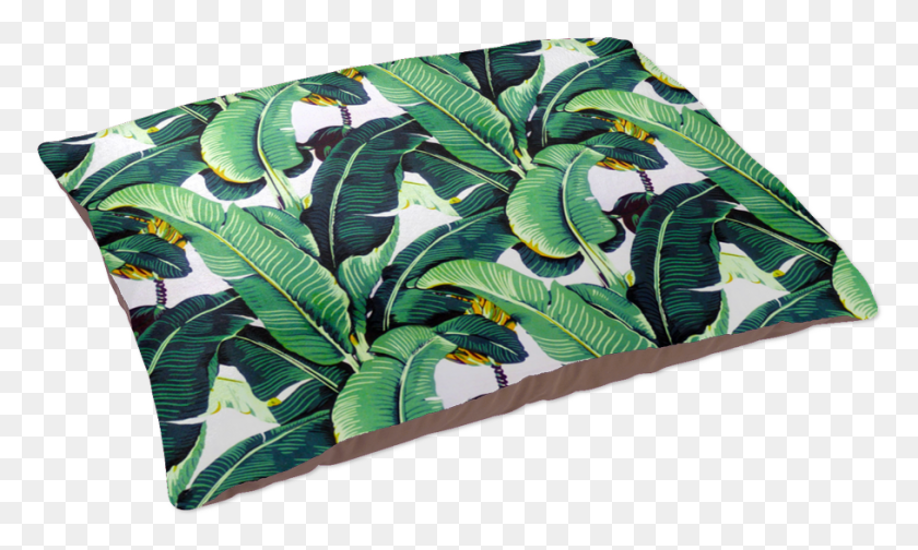 908x518 Кровать Для Домашних Животных С Тропическими Банановыми Листьями, Растение, Ковер, Цветок Hd Png Скачать