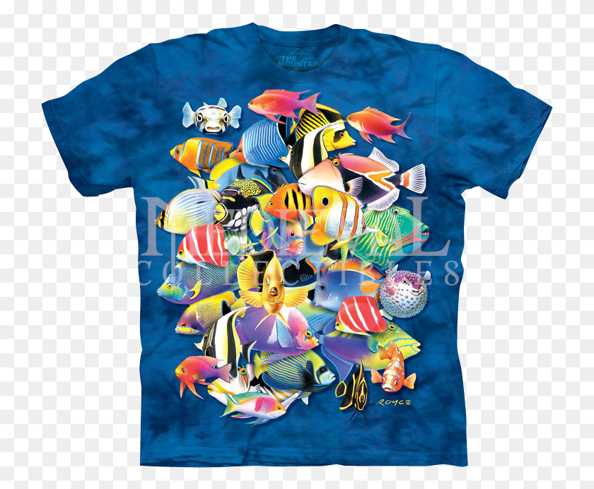 725x632 Tropical Fish Jam T Shirt Tropische Shirt, Clothing, Apparel, T-shirt HD PNG Download