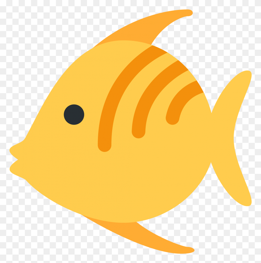 2029x2049 Tropical Fish Sticker By Twitterverified Account Fish Emoji, Goldfish, Animal HD PNG Download