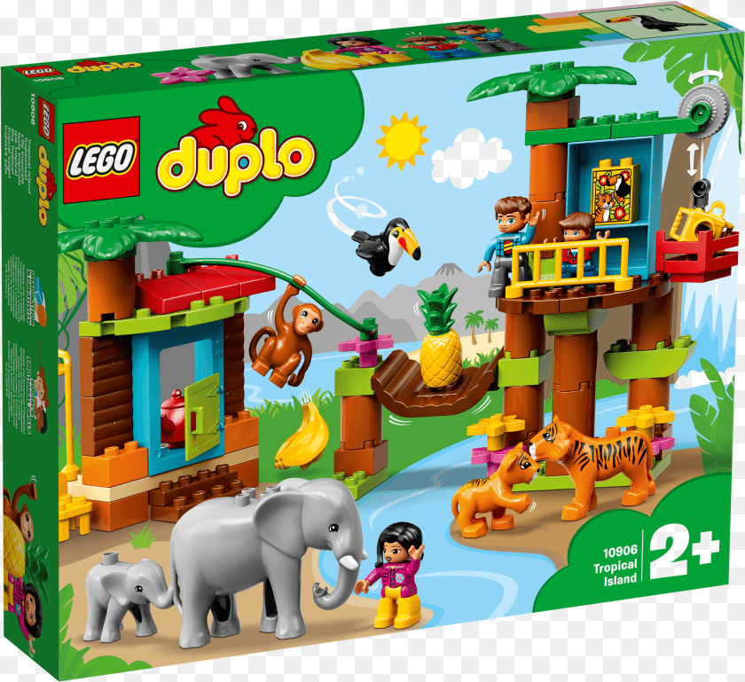 2083x1907 Tropical Island Lego Duplo Tropical Island, Person, Play Area, Indoors, Animal Clipart PNG