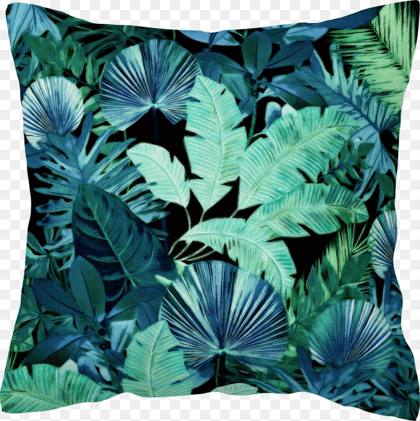 1000x1003 Tropical Leaf Dark Cushion, Home Decor, Pillow, Plant, Vegetation Clipart PNG