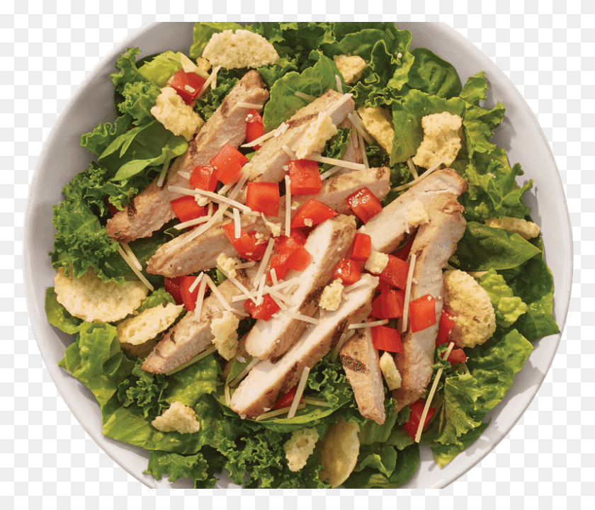 795x673 Tropical Smoothie Cafe Supergreen Caesar Chicken Bowl, Salad, Food, Dish HD PNG Download