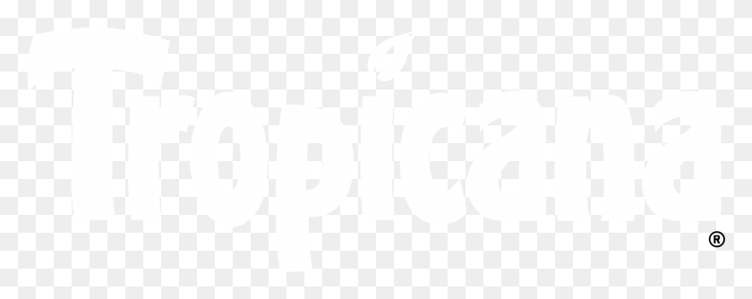 2367x834 Логотип Tropicana Черно-Белый Узор, Текст, Алфавит, Трафарет, Hd Png Скачать