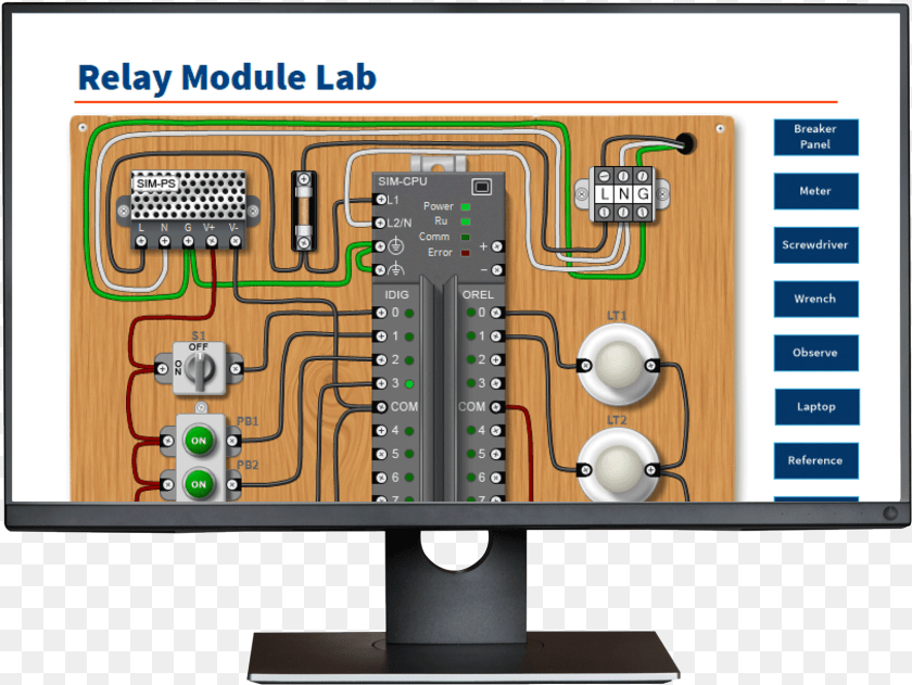 1577x1184 Troubleshooting Plc Circuits Programmable Logic Control Simulator, Computer Hardware, Electronics, Hardware, Monitor Sticker PNG