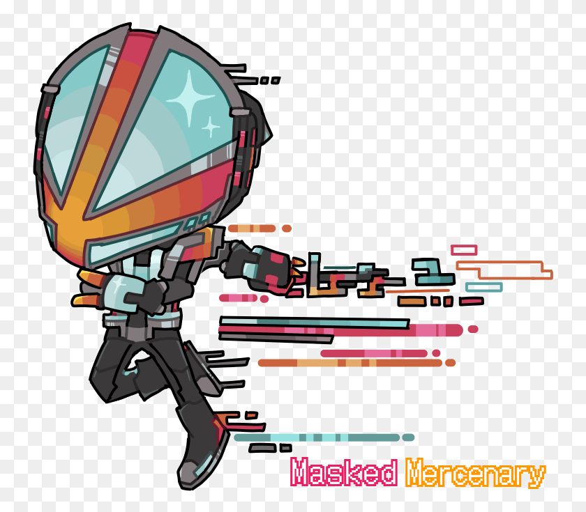 747x675 Trove Mercenario Enmascarado, Robot, Tren, Vehículo Hd Png