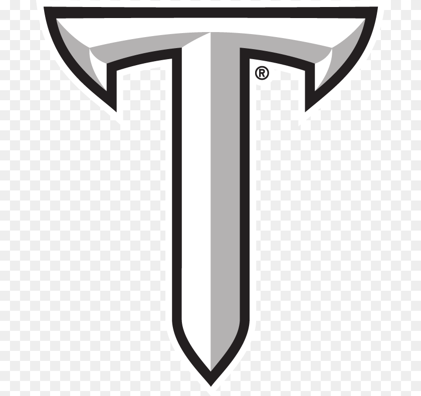 Troy Baseball Team Loses Finale, Sword, Weapon, Cross, Symbol Sticker PNG