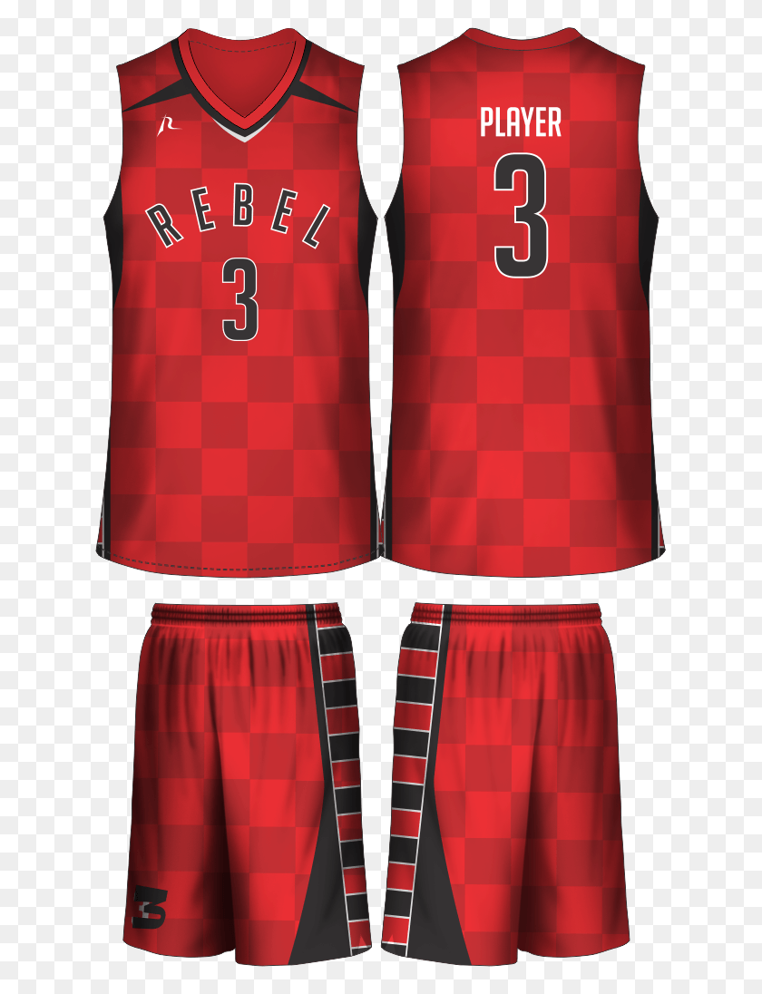 629x1036 Trs 2017 Red Basketball Uniform Design, Clothing, Apparel, Shirt HD PNG Download