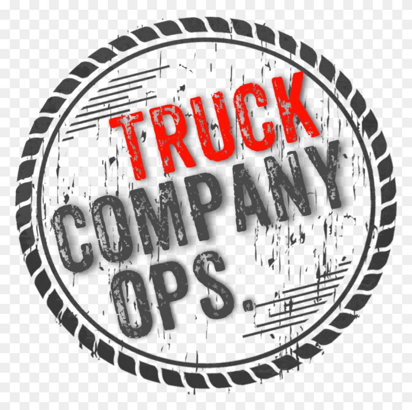 1052x1047 Truck Company Ops Logotipo De Caligrafía, Símbolo, Marca Registrada, Texto Hd Png