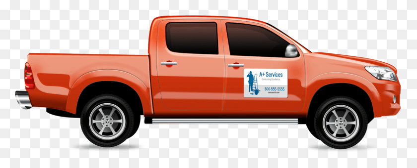 1518x546 Truck Magnets Magnetic Signs For Construction And Trade Magnet Sign For Truck, Pickup Truck, Vehicle, Transportation HD PNG Download