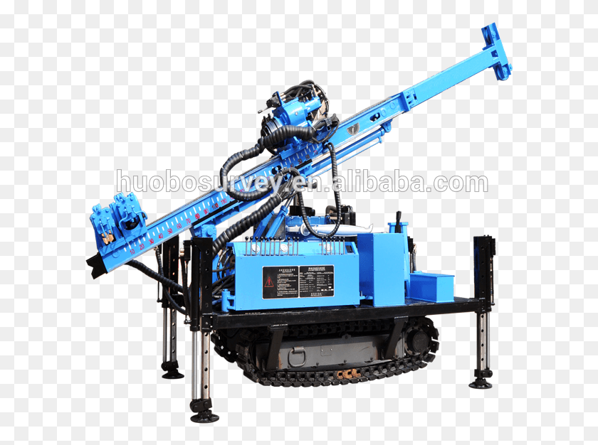 602x566 Truck Mounted Ground Hole Borehole Drilling Rig Machines Drilling Rig, Transportation, Vehicle, Construction Crane HD PNG Download