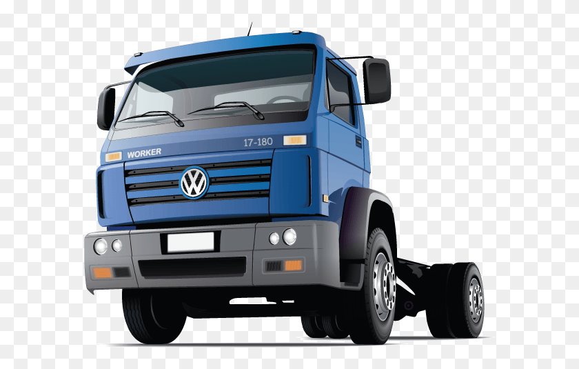 598x475 Truck Vector, Vehicle, Transportation, Trailer Truck HD PNG Download