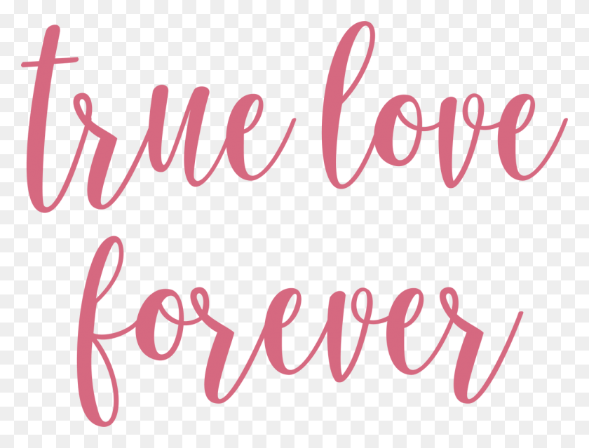 1280x951 True Love Forever Svg Cut File Calligraphy, Text, Handwriting, Alphabet HD PNG Download