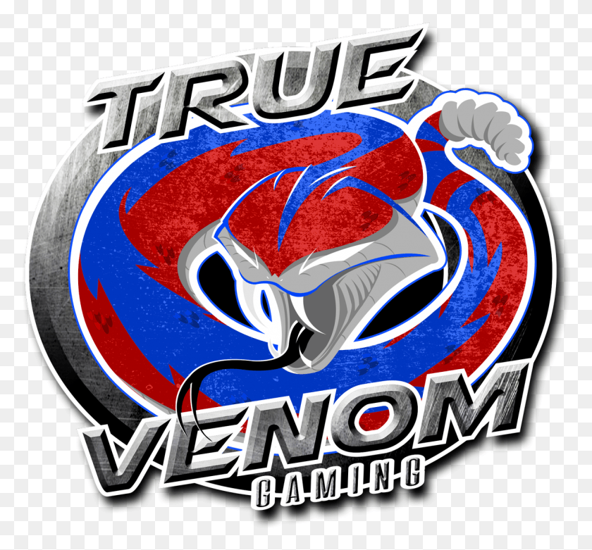 1185x1096 True Venom Gaming Graphic Design, Label, Text, Poster HD PNG Download
