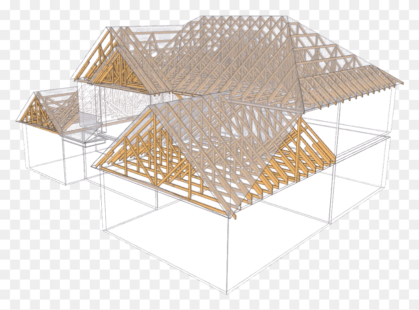 991x714 Truebuildsuite Truss Architecture, Furniture, Staircase, Plywood HD PNG Download
