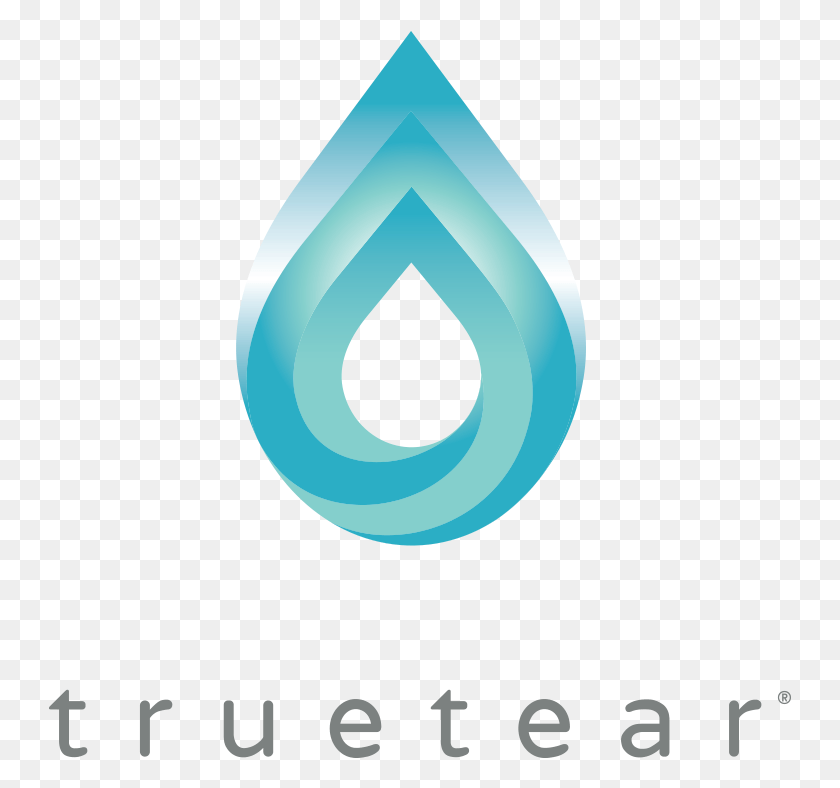 743x728 Truetear - Это Последний Прорыв, Одобренный Fda, В Логотипе Truetear, Капля, Треугольник, Символ Hd Png Скачать