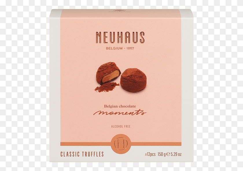 501x533 Trufas Neuhaus Chocolate Belga, Postre, Comida, Fudge Hd Png