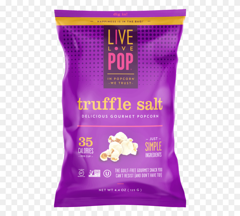 465x698 Trufflesalt Live Love Pop Truffle Salt Popcorn, Bottle, Food, Cosmetics HD PNG Download