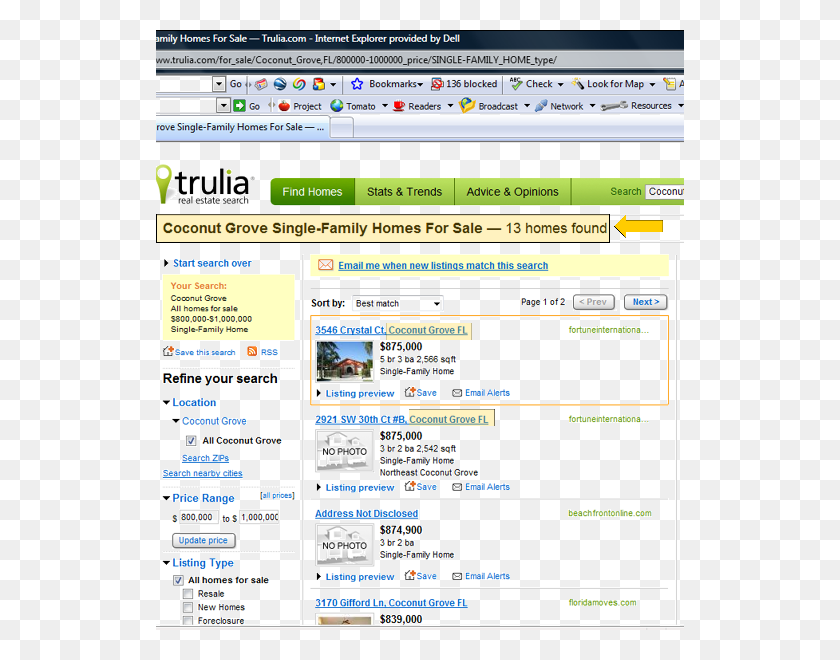 528x600 Trulia 13 Homes Web Based Call Center, File, Menu, Text HD PNG Download