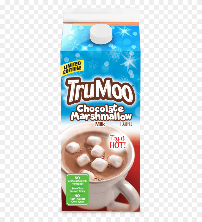 367x861 Trumoo Chocolate 1 Marshmallow Milk, Food, Plant, Dessert HD PNG Download