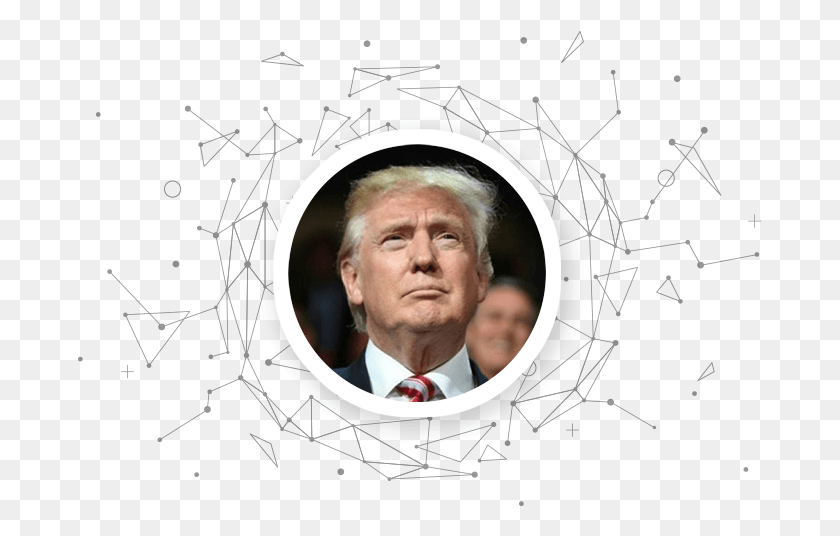 683x476 Trump Circle, Cara, Persona, Humano Hd Png