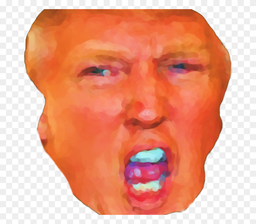 682x675 Trump Doesn39t Believe Trump Watercolor Paint, Head, Rose, Flower HD PNG Download