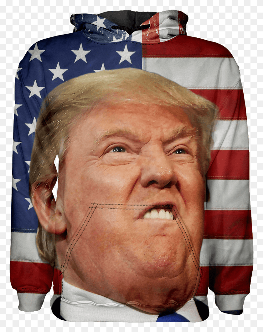 996x1274 Trump Face, Flag, Symbol, Person HD PNG Download