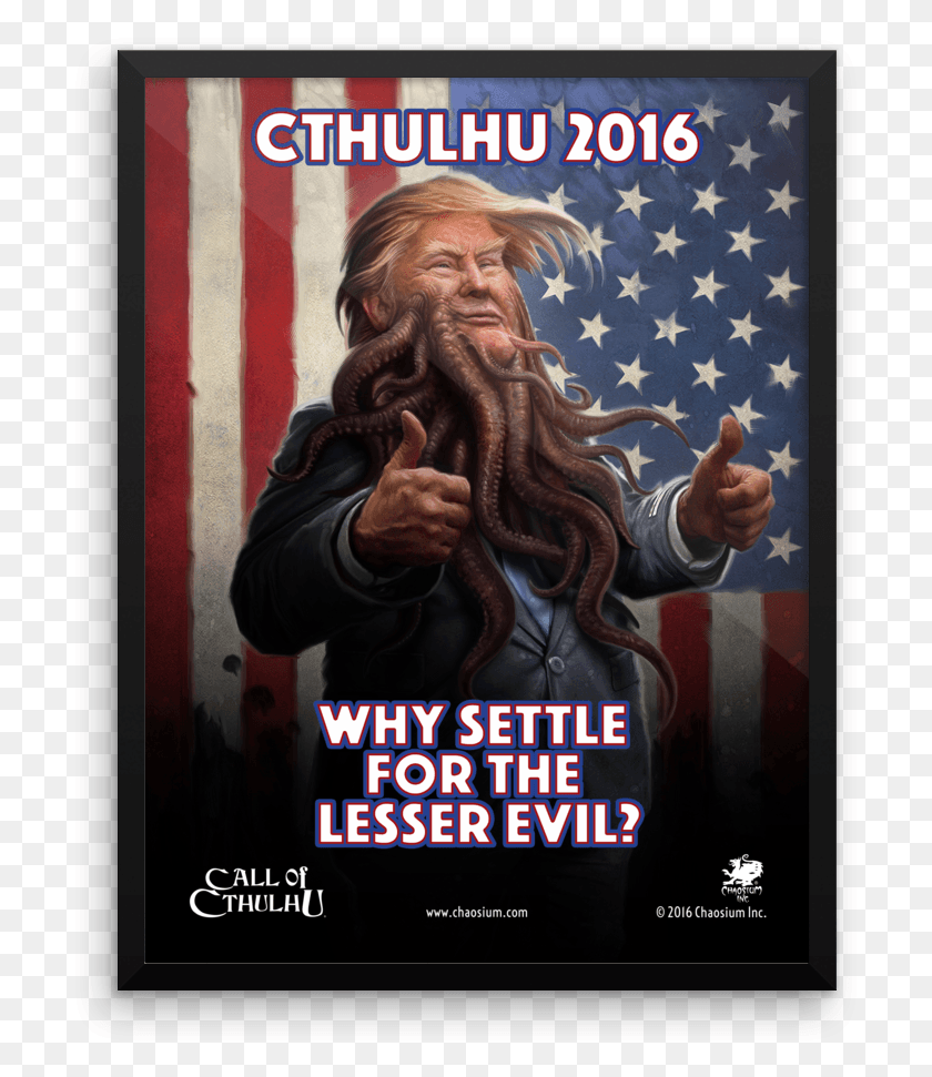 711x911 Trump For President Trump Cthulhu, Poster, Advertisement, Flyer HD PNG Download