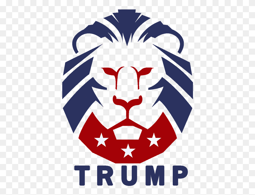 432x582 Trump Logo Maga Lion, Poster, Advertisement, Symbol HD PNG Download