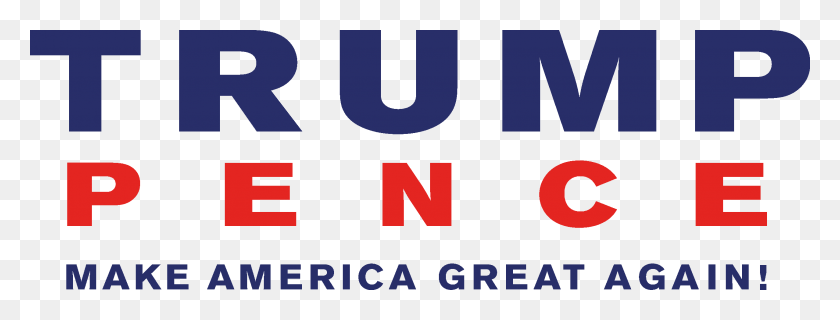 2558x853 Trump Logo Trump Pence Logo, Word, Text, Symbol HD PNG Download