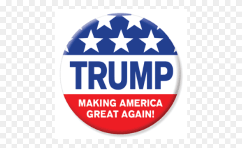 463x453 Trump Making America Great Again Button 3 Make America Great Again Badge, Logo, Symbol, Trademark HD PNG Download