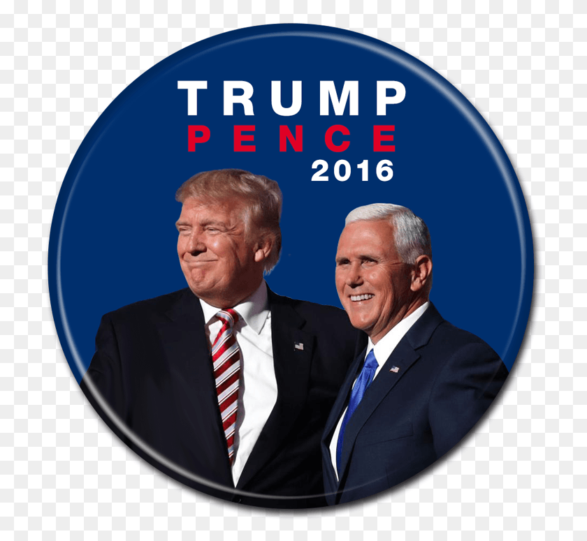 715x715 Trump Pence Button President Trump And Pence, Tie, Accessories, Accessory HD PNG Download