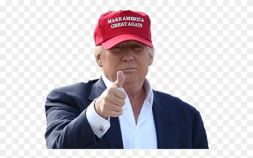 550x467 Trump Proud To Be An American, Person, Human, Thumbs Up HD PNG Download