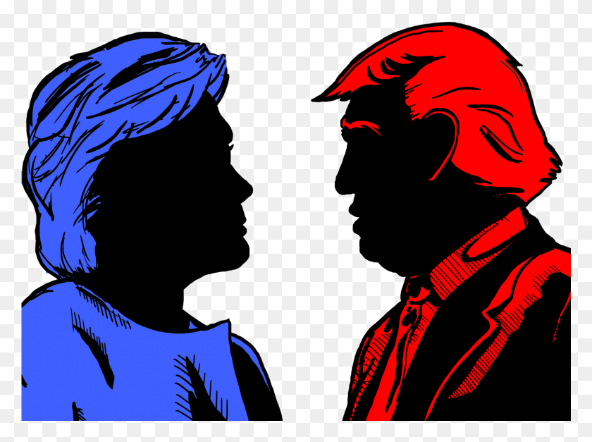 1663x1211 Trump Silhouette Illustration, Graphics, Person HD PNG Download