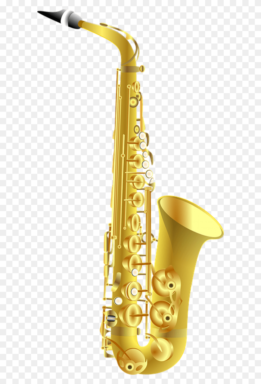 600x1177 Descargar Png / Saxofón Png