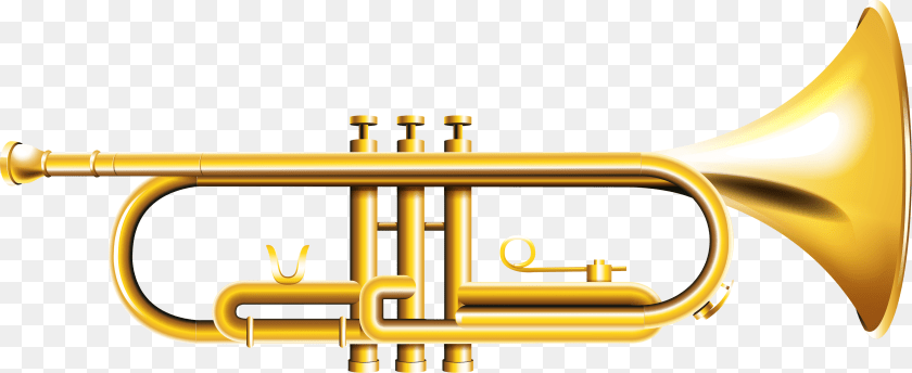3515x1441 Trumpet Saxophone, Brass Section, Horn, Musical Instrument Transparent PNG