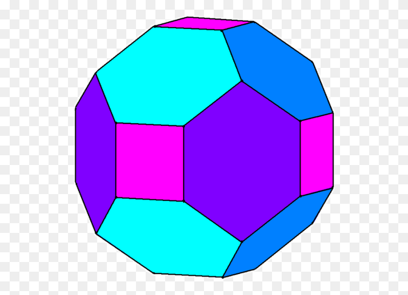 541x548 Truncated Rhombic Dodecahedron, Soccer Ball, Ball, Soccer HD PNG Download