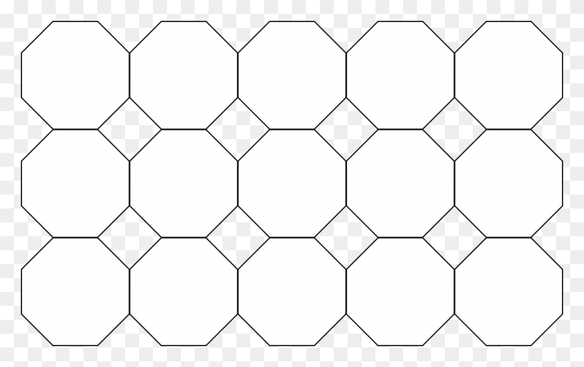 1024x615 Truncated Square Tiling Hexagon And Square Tile, Pattern, Soccer Ball, Ball HD PNG Download
