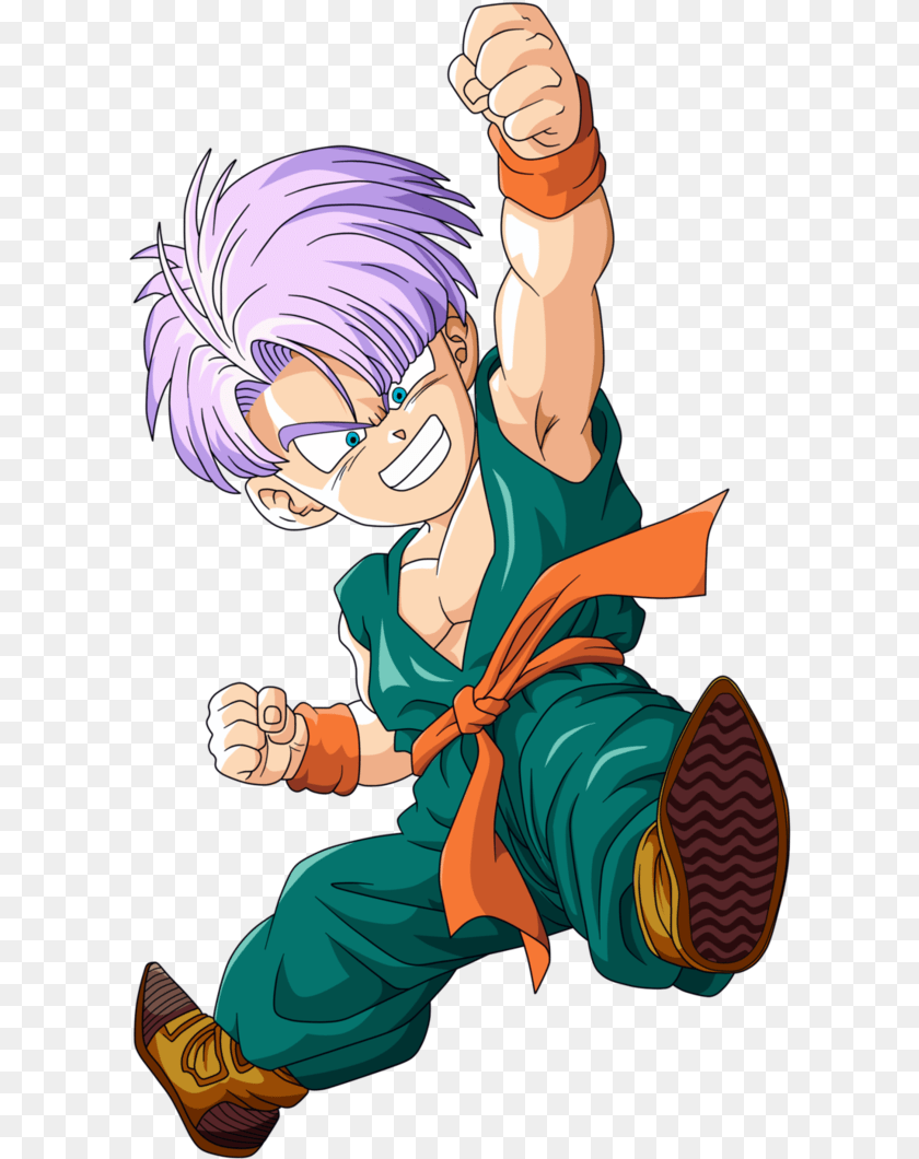 606x1060 Trunks Kid Trunks Dragon Ball Z, Book, Comics, Publication, Baby Clipart PNG