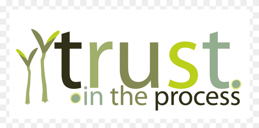 1862x852 Trust In The Process Green Logo Design, Word, Text, Logo HD PNG Download
