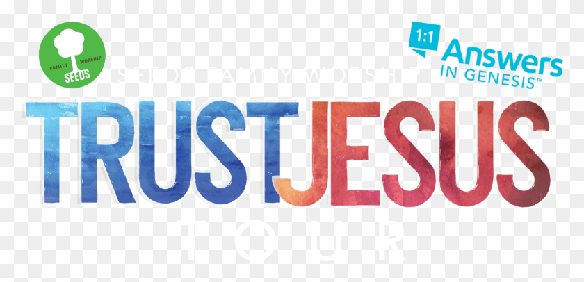 1521x676 Trust Jesus Tour Title 02 Graphic Design, Text, Alphabet, Word HD PNG Download