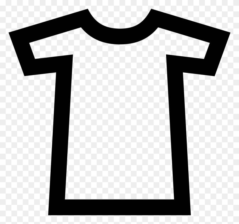 980x914 Tshirt Outline Comments Outline Tshirt, Clothing, Apparel, Axe HD PNG Download