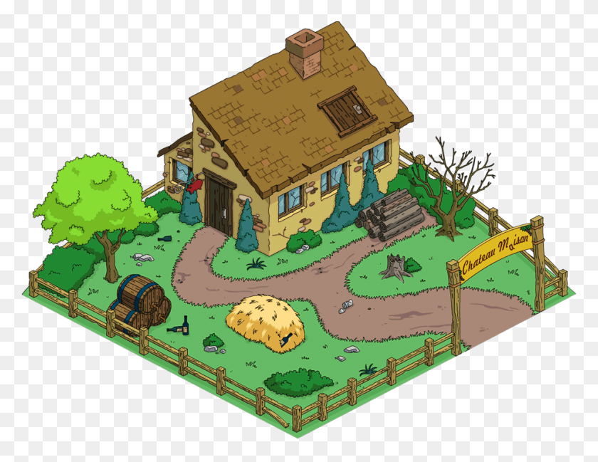 944x714 Tsto Chateau Maison Simpsons Tapped Out Chateau Maison, Neighborhood, Urban, Building HD PNG Download