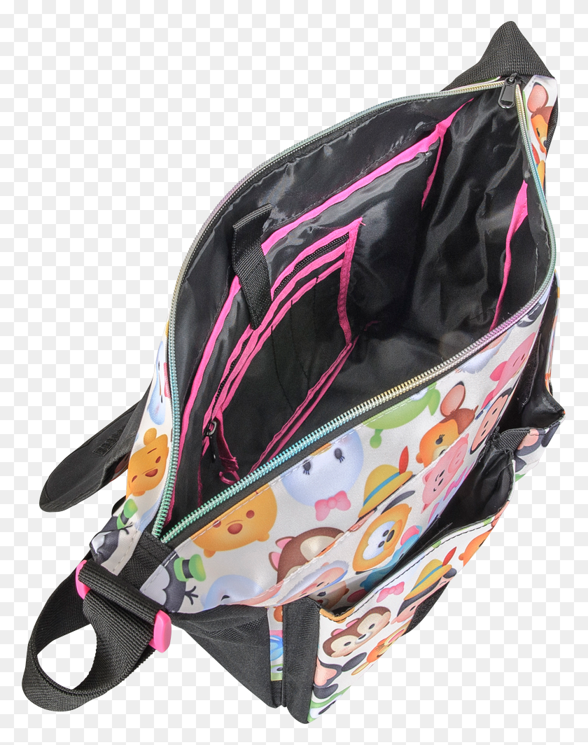 777x1004 Tsum Tsum Flap Bag White Large, Backpack, Clothing, Apparel HD PNG Download