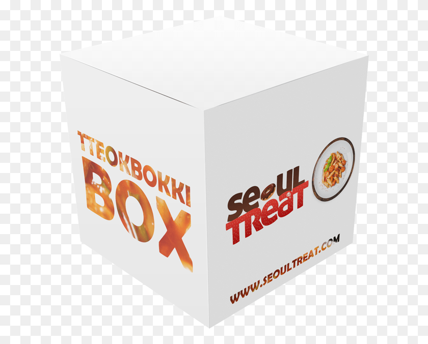 609x616 Tteokbokki Box Carton, Cardboard, Package Delivery HD PNG Download