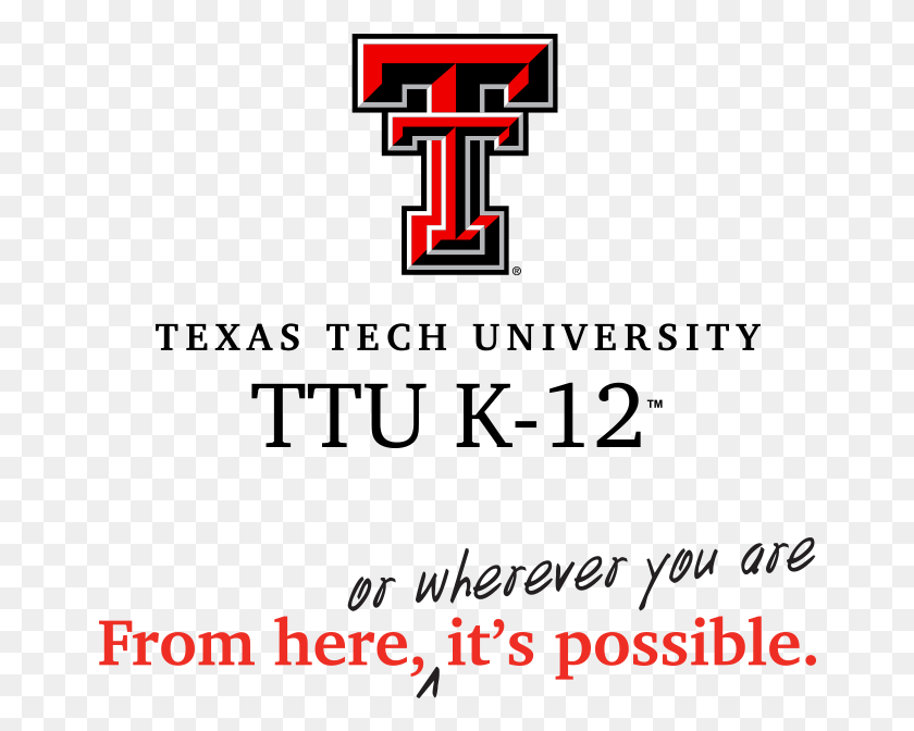 660x612 Descargar Png Ttu K 12 Texas Tech University, Texto, Alfabeto, Símbolo Hd Png