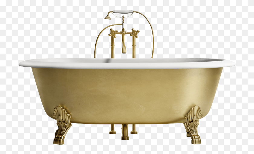 720x450 Tub Sticker, Bathtub, Sink Faucet, Bronze HD PNG Download