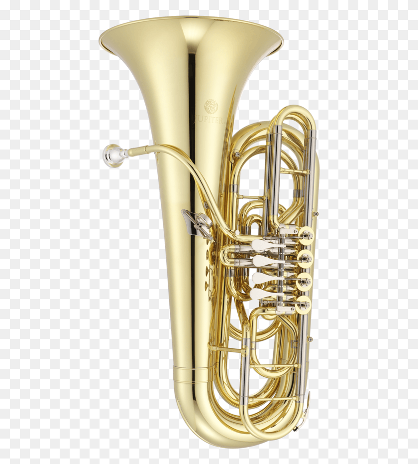 448x871 Tuba In C, Horn, Brass Section, Musical Instrument HD PNG Download